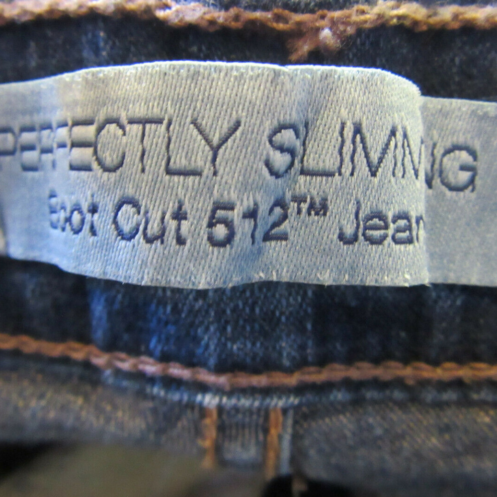 Perfectly Slimming Levi 512 Jeans Cotton Denim - Picture 7 of 8
